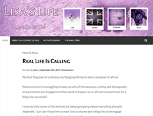 Tablet Screenshot of lisas-life.com